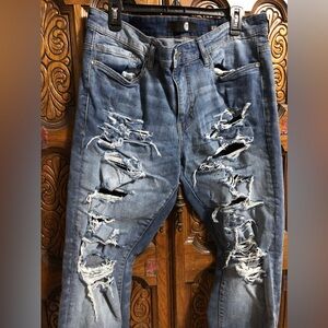 JC Jordan Craig Denim Cut-off Jeans